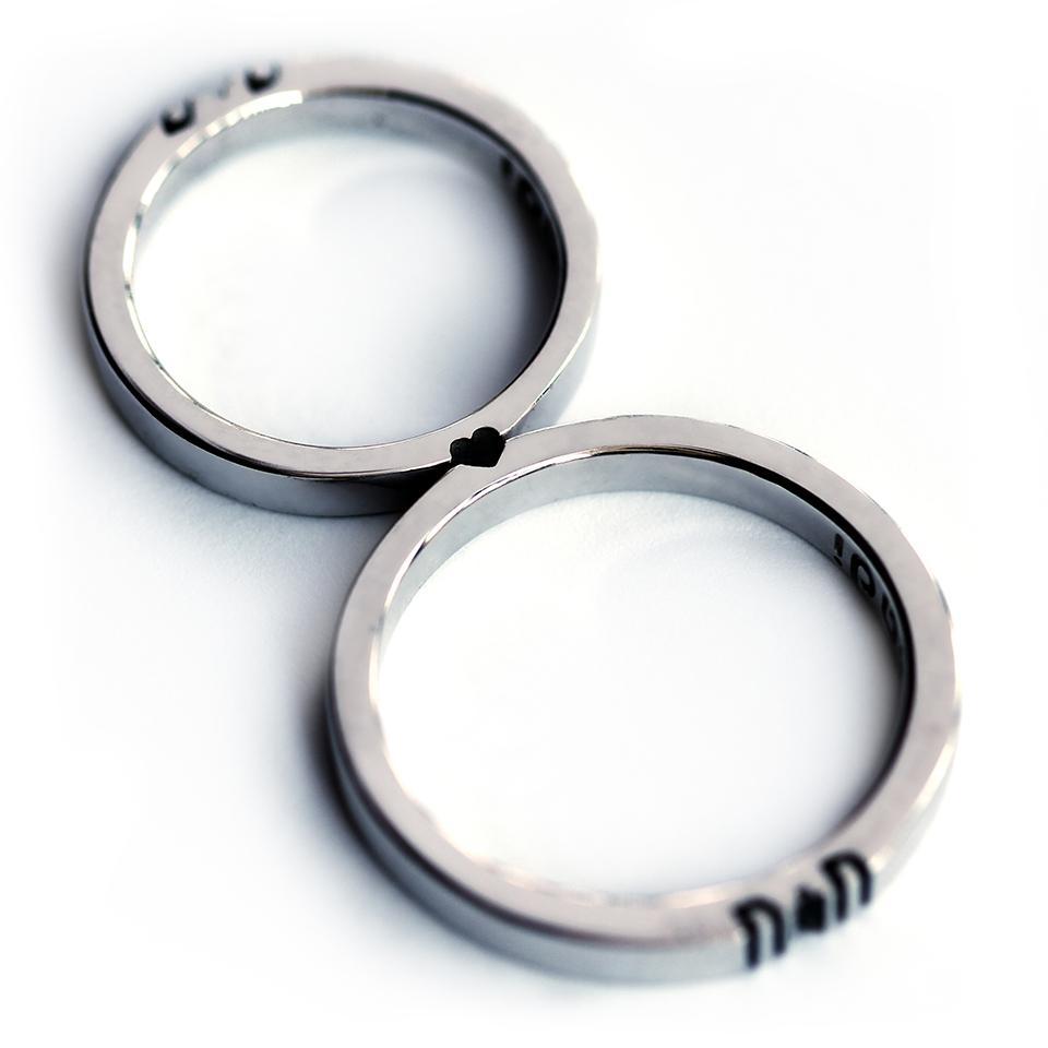Best handmade matching rings with initials – Cadi Jewelry