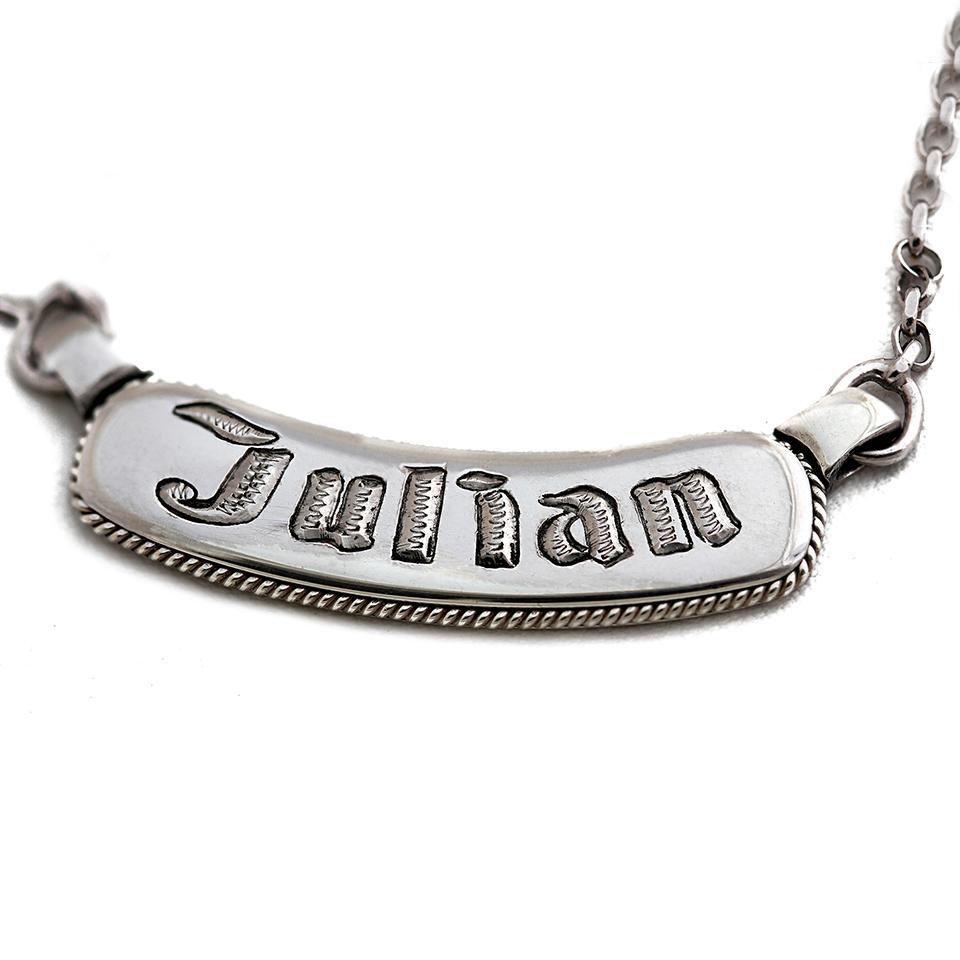 HZMAN Mens Stainless Steel Razor Blade Model Dog Tag Pendant Hip Hop Necklace,22+2 Chain